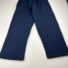 Load image into Gallery viewer, Unisex PICKLES, navy fleece lined track pants, Inside leg: 50cm, EUC, size 5,  