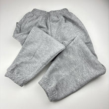 Load image into Gallery viewer, Unisex Golden Leaf, grey fleece lined track pants, Inside leg: 44cm, NEW, size 6,  