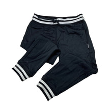 Load image into Gallery viewer, Unisex Bonds, black track pants, elasticated, Inside leg: 35cm, GUC, size 3,  
