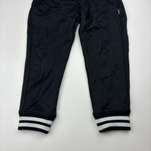 Load image into Gallery viewer, Unisex Bonds, black track pants, elasticated, Inside leg: 35cm, GUC, size 3,  