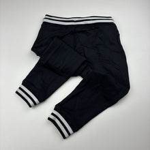 Load image into Gallery viewer, Unisex Bonds, black track pants, elasticated, Inside leg: 35cm, GUC, size 3,  