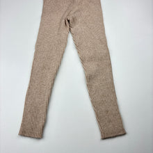 Load image into Gallery viewer, Girls Zara, ribbed knit leggings, Inside leg: 38cm, GUC, size 4-5,  