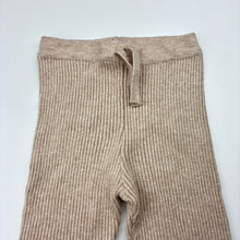 Load image into Gallery viewer, Girls Zara, ribbed knit leggings, Inside leg: 38cm, GUC, size 4-5,  