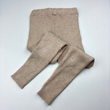 Load image into Gallery viewer, Girls Zara, ribbed knit leggings, Inside leg: 38cm, GUC, size 4-5,  