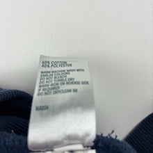 Load image into Gallery viewer, Girls Anko, navy fleece lined track pants, butterflies, Inside leg: 41cm, GUC, size 5,  