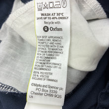 Load image into Gallery viewer, Boys M&amp;S, navy school pants, adjustable, Inside leg: 52cm, NEW, size 7,  