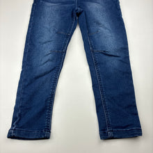Load image into Gallery viewer, Boys Anko, stretch knit denim jeans, elasticated, Inside leg: 40cm, GUC, size 4,  