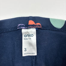 Load image into Gallery viewer, Girls Anko, fleece lined leggings, elasticated, Inside leg: 31cm, EUC, size 3,  