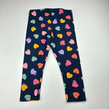 Load image into Gallery viewer, Girls Anko, fleece lined leggings, elasticated, Inside leg: 31cm, EUC, size 3,  
