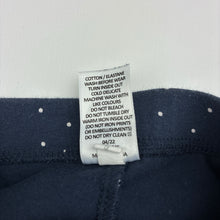 Load image into Gallery viewer, Girls Target, stretchy leggings, embroidered unicorns, Inside leg: 41cm, FUC, size 5,  