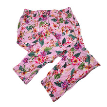 Load image into Gallery viewer, Girls Piping Hot, lightweight floral pants, elasticated, Inside leg: 44cm, EUC, size 7,  