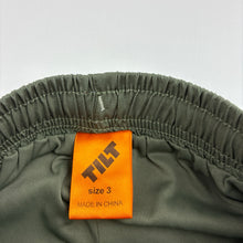 Load image into Gallery viewer, Boys Tilt, lightweight khaki casual pants, elasticated, Inside leg: 37cm, GUC, size 3,  