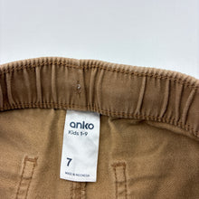 Load image into Gallery viewer, Boys Anko, soft feel knit casual pants, elasticated, Inside leg: 44.5cm, FUC, size 7,  