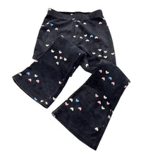 Load image into Gallery viewer, Girls Anko, velour bootcut leggings, Inside leg: 42cm, EUC, size 5,  
