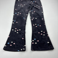 Load image into Gallery viewer, Girls Anko, velour bootcut leggings, Inside leg: 42cm, EUC, size 5,  