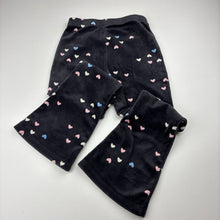 Load image into Gallery viewer, Girls Anko, velour bootcut leggings, Inside leg: 42cm, EUC, size 5,  
