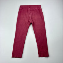 Load image into Gallery viewer, Girls HUX, ribbed stretchy leggings, marks front &amp; back, FUC, size 3,  
