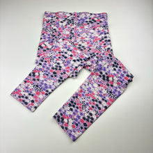 Load image into Gallery viewer, Girls Anko, floral stretchy leggings, Inside leg: 45cm, GUC, size 7,  