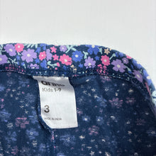 Load image into Gallery viewer, Girls Anko, floral stretchy leggings, Inside leg: 31cm, GUC, size 3,  