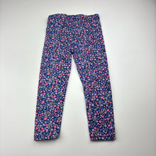 Load image into Gallery viewer, Girls Anko, floral stretchy leggings, Inside leg: 31cm, GUC, size 3,  