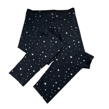 Load image into Gallery viewer, Girls M&amp;S, stretchy leggings, stars, Inside leg: 59cm, EUC, size 12,  
