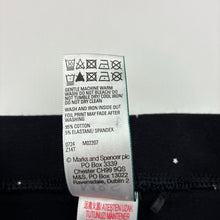 Load image into Gallery viewer, Girls M&amp;S, stretchy leggings, stars, Inside leg: 59cm, EUC, size 12,  