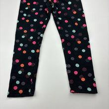 Load image into Gallery viewer, Girls Anko, fleece lined stretchy leggings, Inside leg: 38cm, EUC, size 5,  