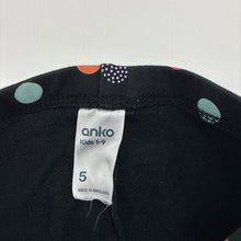 Load image into Gallery viewer, Girls Anko, fleece lined stretchy leggings, Inside leg: 38cm, EUC, size 5,  
