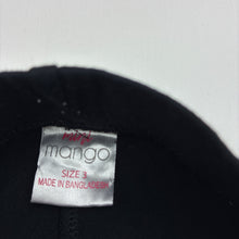 Load image into Gallery viewer, Girls Mango, black bootcut leggings, Inside leg: 37cm, EUC, size 3,  