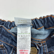 Load image into Gallery viewer, Girls Next, dark stretch denim jeans, adjustable, Inside leg: 27cm, GUC, size 1,  