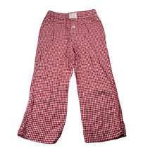 Load image into Gallery viewer, Girls Cotton On, red &amp; white check cotton pyjama pants, EUC, size 4,  