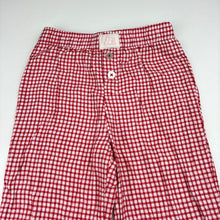 Load image into Gallery viewer, Girls Cotton On, red &amp; white check cotton pyjama pants, EUC, size 4,  