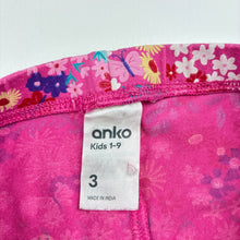 Load image into Gallery viewer, Girls Anko, floral stretchy leggings, Inside leg: 29.5cm, GUC, size 3,  