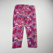 Load image into Gallery viewer, Girls Anko, floral stretchy leggings, Inside leg: 29.5cm, GUC, size 3,  