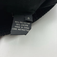 Load image into Gallery viewer, Boys FRED BRACKS, unhemmed black suit / formal pants, elasticated, Inside leg: 45cm (41cm hemmed approx), EUC, size 4,  