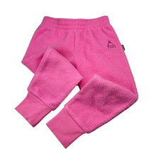 Load image into Gallery viewer, Girls Bonds, EXPLORER pink fleece track pants, elasticated, Inside leg: 37.5cm, EUC, size 3,  