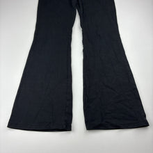 Load image into Gallery viewer, Girls Anko, black bootcut leggings / jazz pants, Inside leg: 55cm, GUC, size 9,  