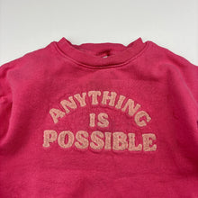 Load image into Gallery viewer, Girls Next, pink fleece lined sweater / jumper, FUC, size 1,  