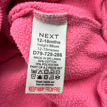 Load image into Gallery viewer, Girls Next, pink fleece lined sweater / jumper, FUC, size 1,  