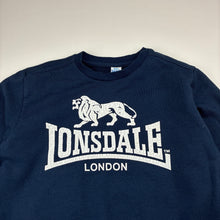 Load image into Gallery viewer, Unisex Lonsdale, navy cotton sweater / jumper, GUC, size 5,  