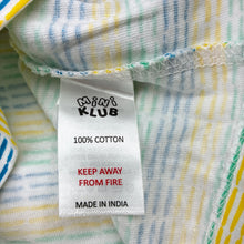 Load image into Gallery viewer, Unisex Mini Klub, cotton short sleeve top, EUC, size 000,  