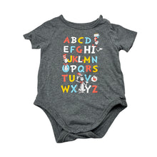 Load image into Gallery viewer, Unisex Dr Seuss, Cat in the Hat stretchy bodysuit / romper, GUC, size 1,  