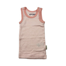 Load image into Gallery viewer, Girls Anko, pink stripe organic cotton singlet top, EUC, size 0000,  