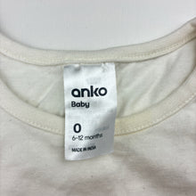 Load image into Gallery viewer, Girls Anko, cotton long sleeve tee / top, FUC, size 0,  