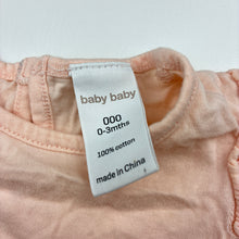 Load image into Gallery viewer, Girls Baby Baby, soft cotton tee / top, EUC, size 000,  