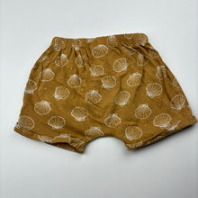 Load image into Gallery viewer, Unisex Next, cotton shorts, elasticated, seashells, GUC, size 0,  