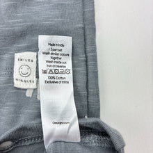 Load image into Gallery viewer, Unisex George, grey cotton romper, GUC, size 0,  