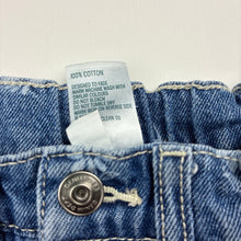 Load image into Gallery viewer, Girls Anko, floral denim shorts, adjustable, GUC, size 1,  