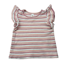 Load image into Gallery viewer, Girls Dymples, ribbed stretchy striped top, FUC, size 1,  