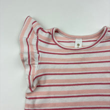 Load image into Gallery viewer, Girls Dymples, ribbed stretchy striped top, FUC, size 1,  